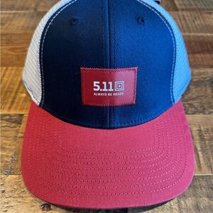 5.11 Tactical Navy and Red Cap
